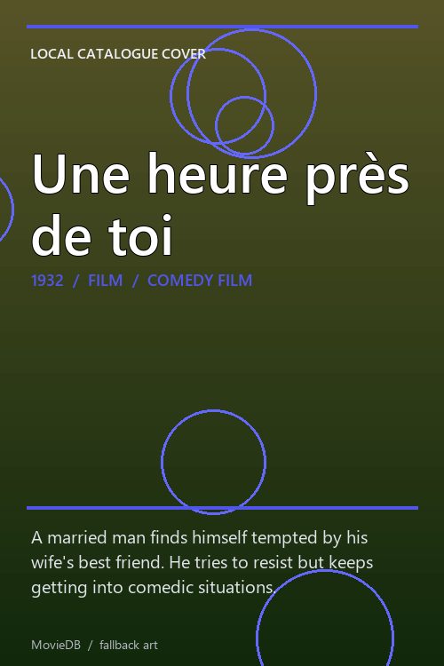 Une heure près de toi poster