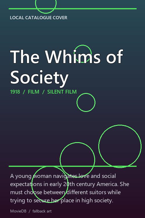 The Whims of Society poster