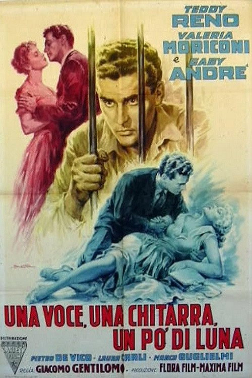 Una voce, una chitarra, un po' di luna poster