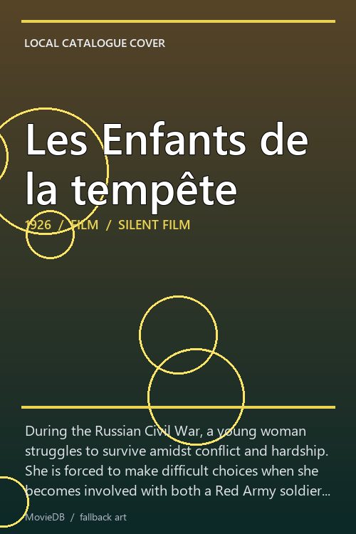 Les Enfants de la tempête poster