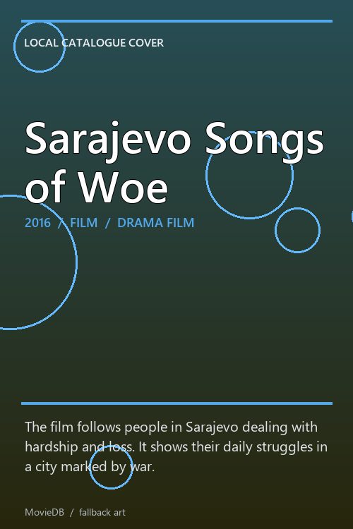 Sarajevo Songs of Woe poster