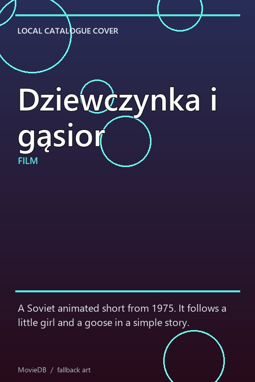 Dziewczynka i gąsior poster