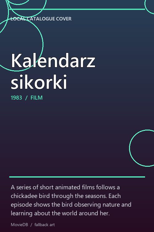 Kalendarz sikorki poster