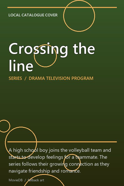 Crossing the line poster