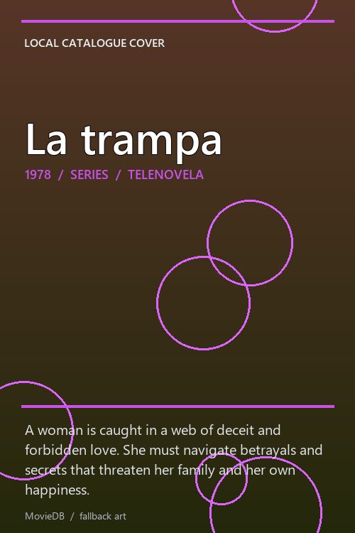 La trampa poster