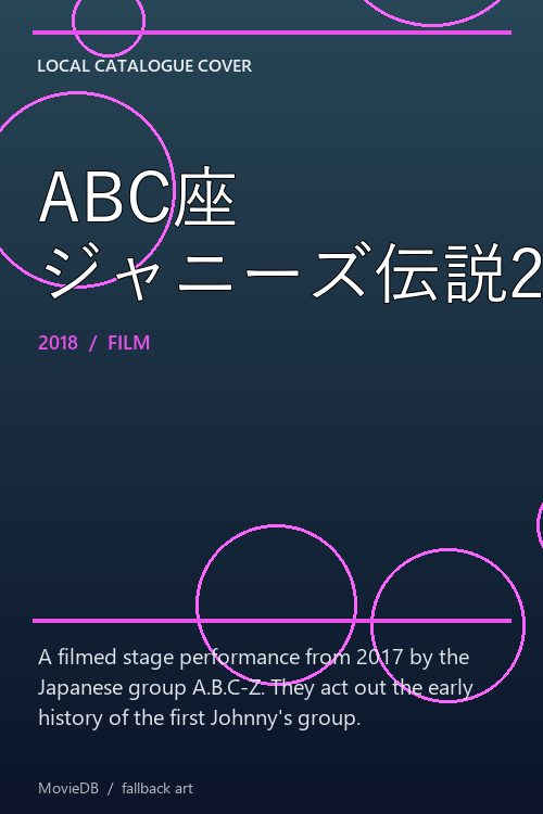 ABC座 ジャニーズ伝説2017 poster