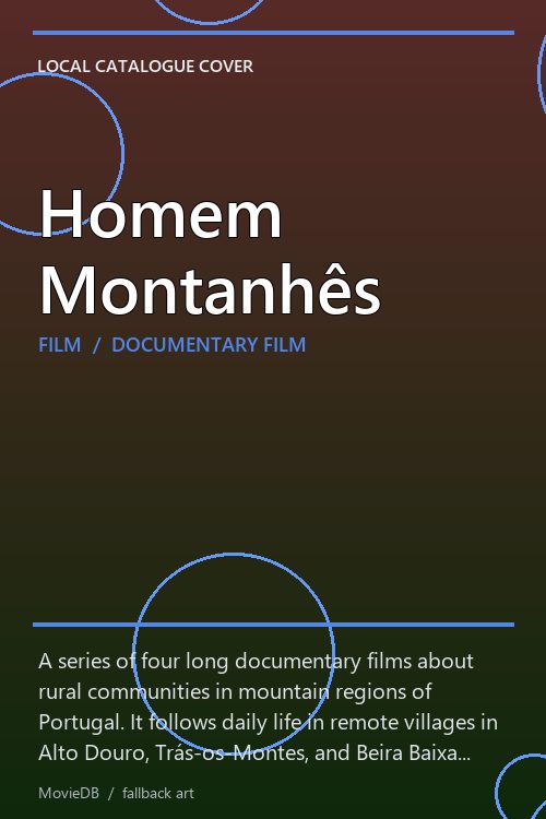 Homem Montanhês poster
