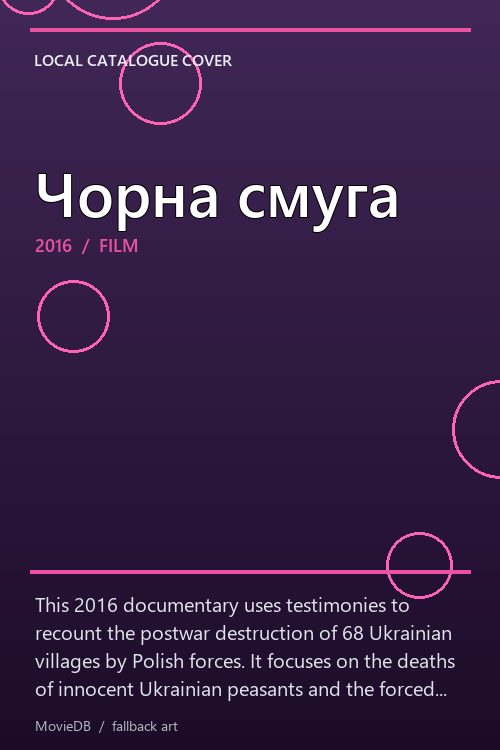 Чорна смуга poster