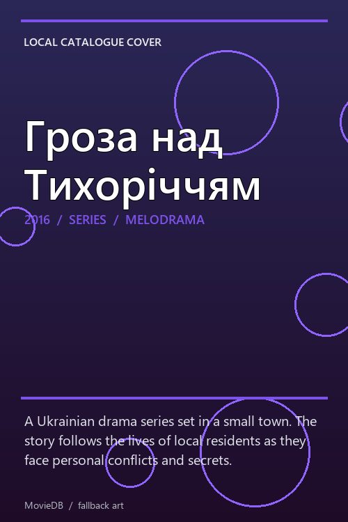 Гроза над Тихоріччям poster