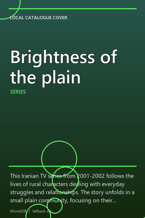 Brightness of the plain poster