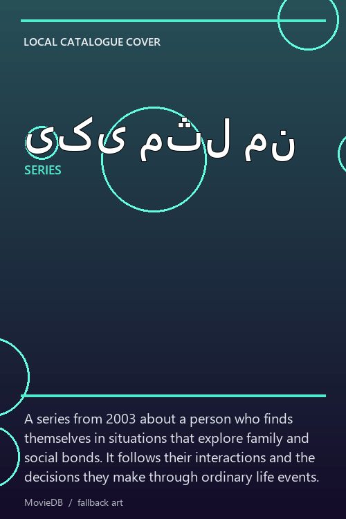 یکی مثل من poster