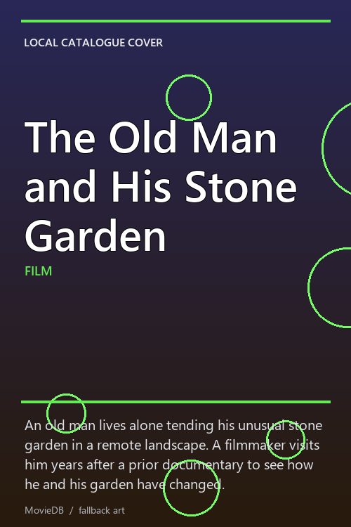 The Old Man and His Stone Garden poster