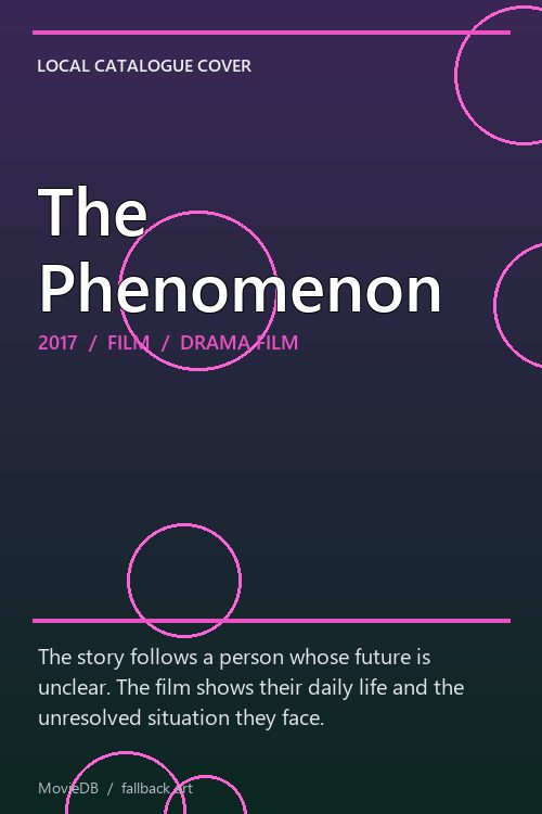 The Phenomenon poster