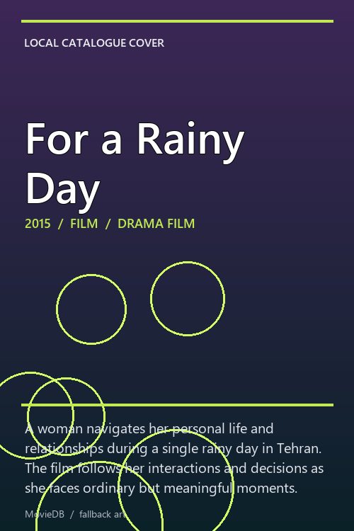 For a Rainy Day poster