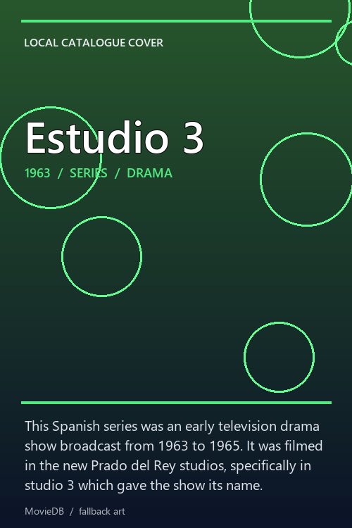 Estudio 3 poster