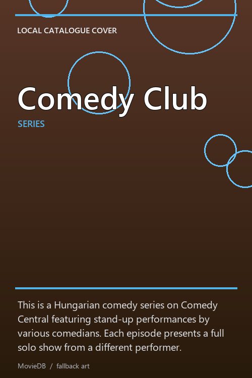 Comedy Club poster