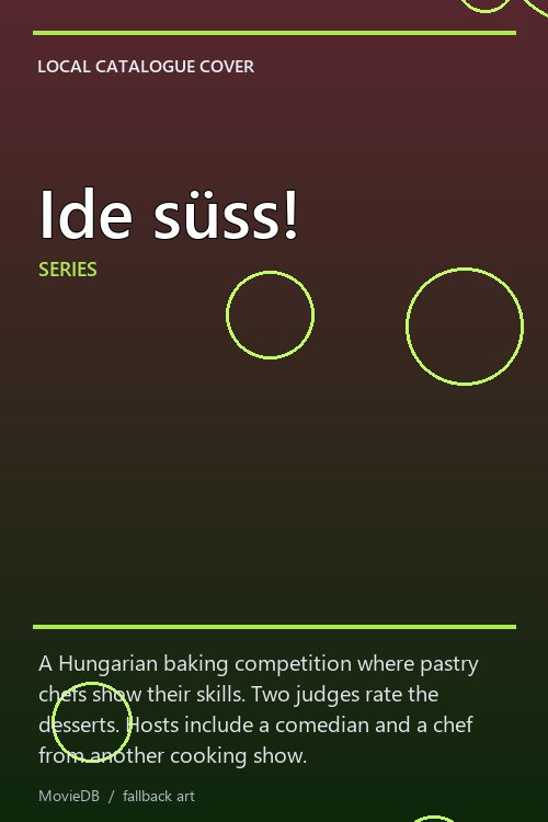 Ide süss! poster