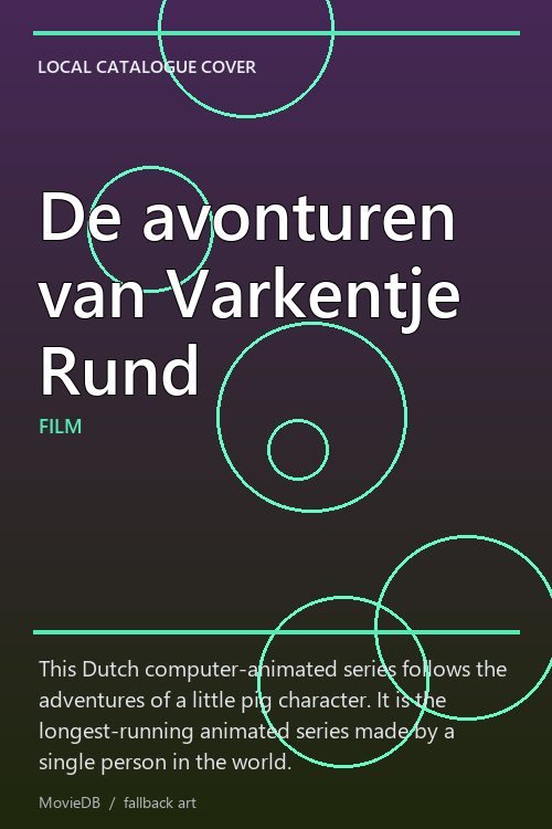 De avonturen van Varkentje Rund poster