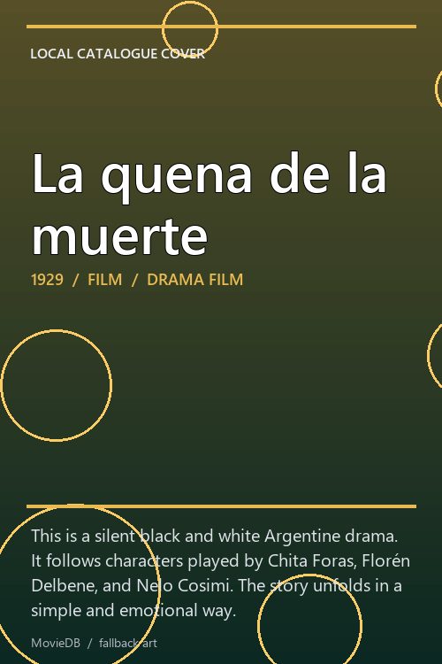 La quena de la muerte poster