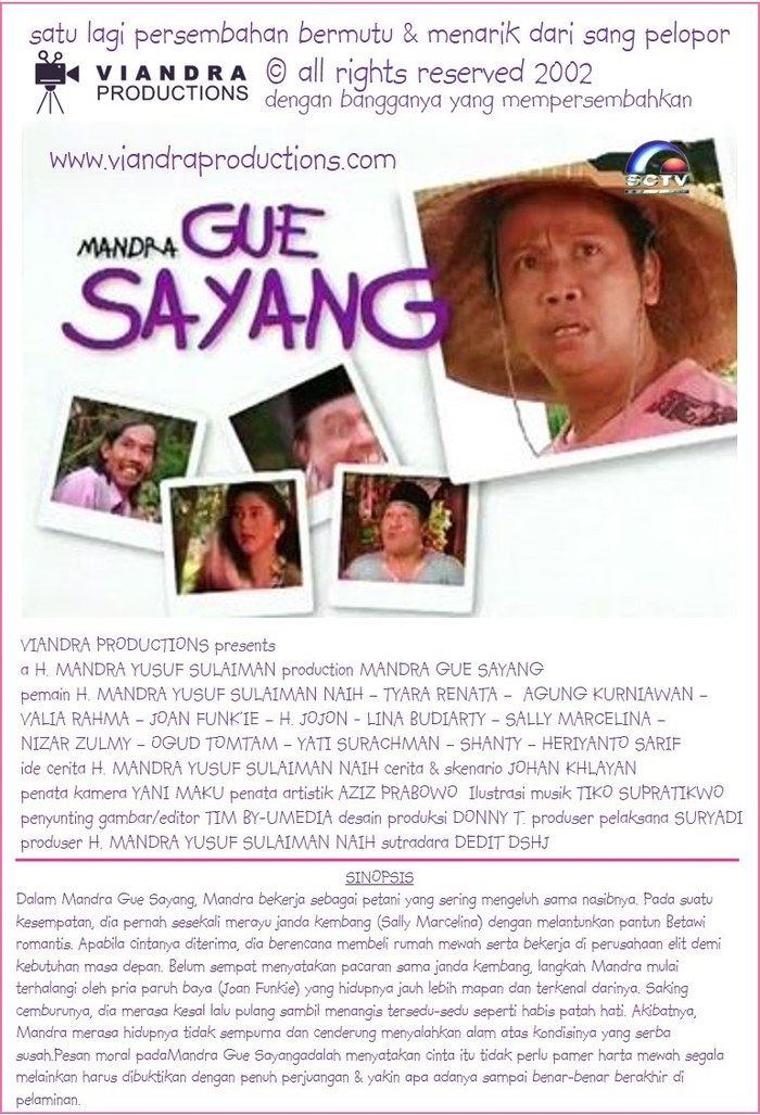 Mandra Gue Sayang poster