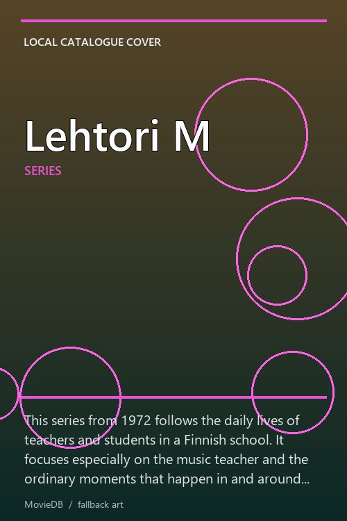 Lehtori M poster