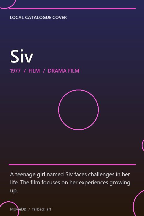 Siv poster
