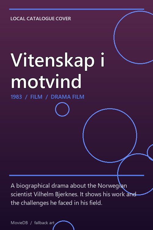 Vitenskap i motvind poster