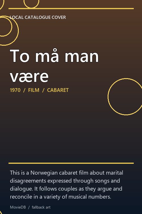 To må man være poster
