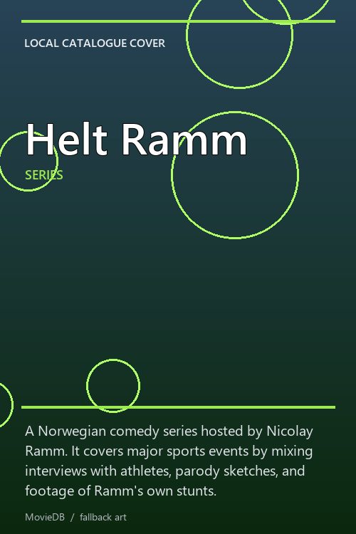 Helt Ramm poster