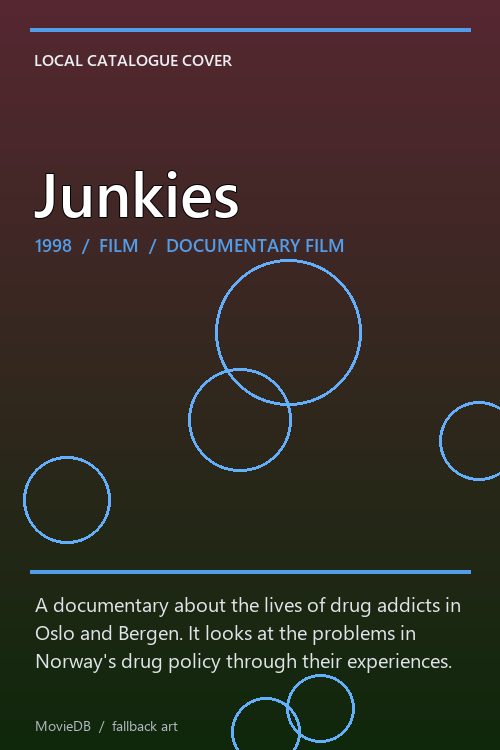 Junkies poster
