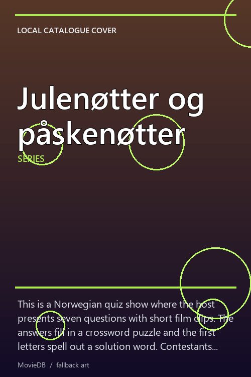 Julenøtter og påskenøtter poster