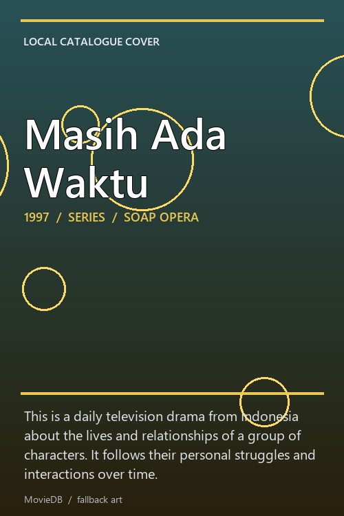 Masih Ada Waktu poster