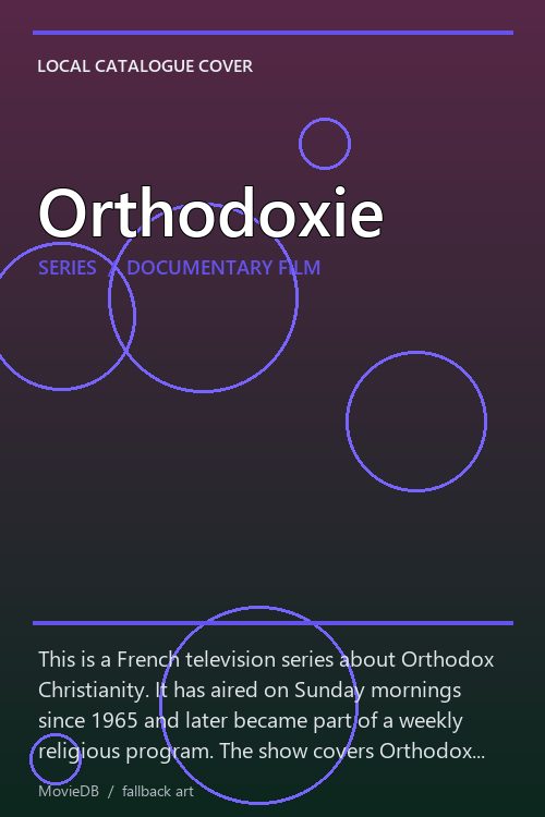 Orthodoxie poster