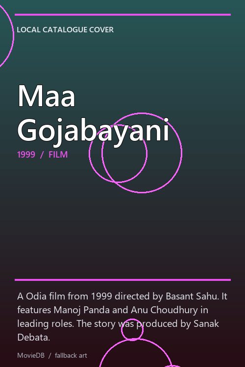Maa Gojabayani poster