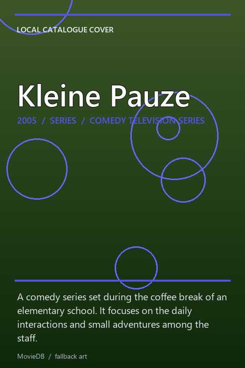 Kleine Pauze poster
