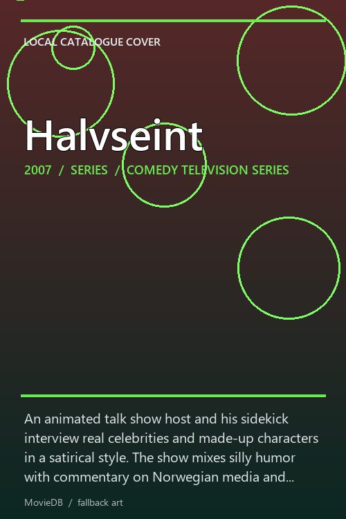 Halvseint poster