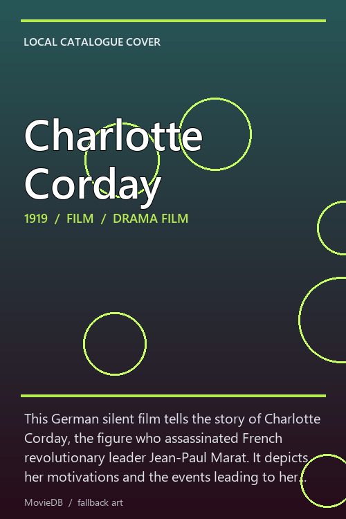 Charlotte Corday poster