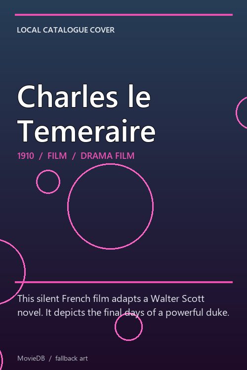 Charles le Temeraire poster