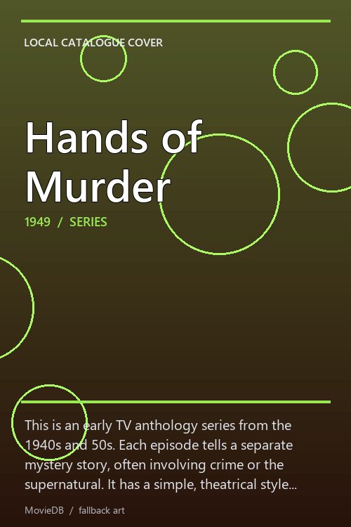 Hands of Murder poster