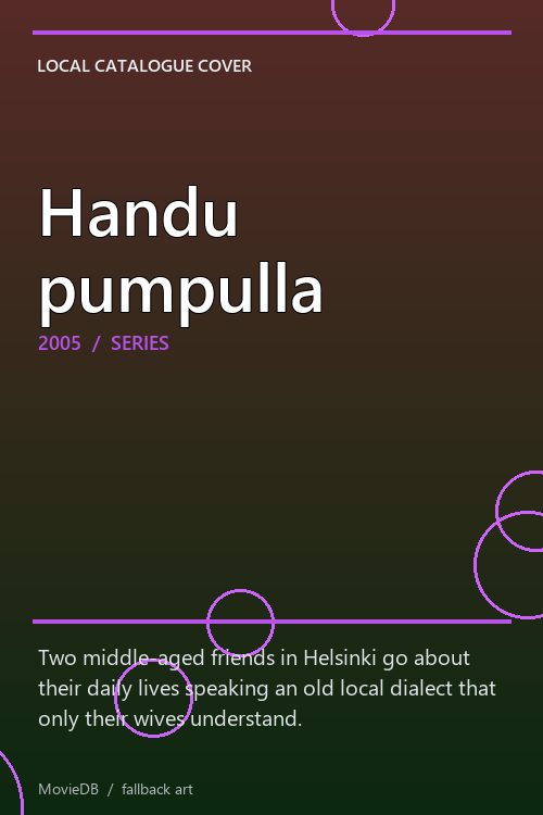 Handu pumpulla poster