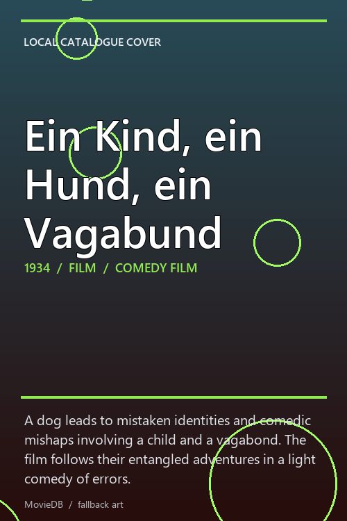 Ein Kind, ein Hund, ein Vagabund poster