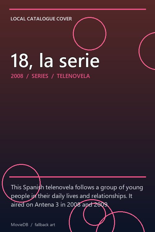 18, la serie poster