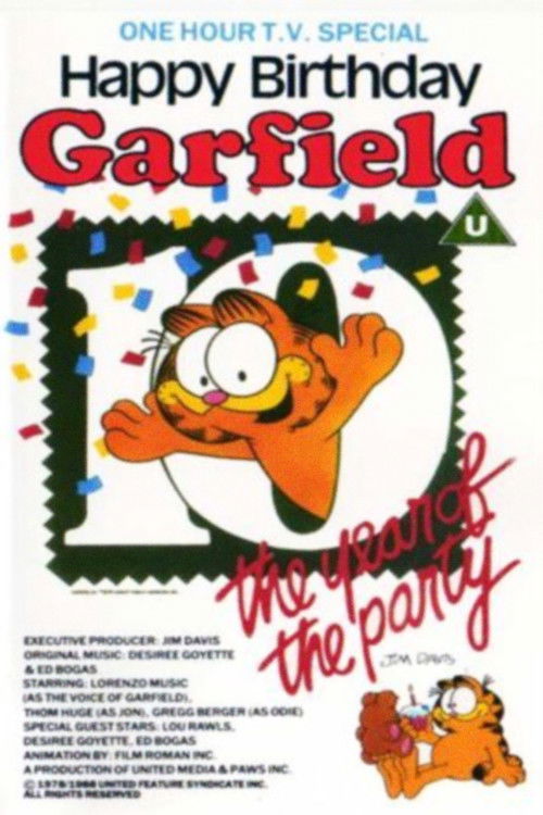 Happy Birthday, Garfield poster