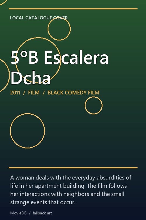 5ºB Escalera Dcha poster