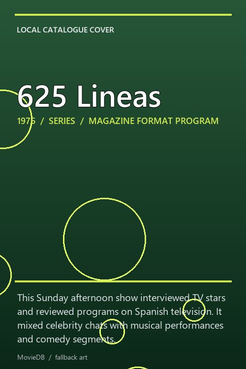 625 Lineas poster