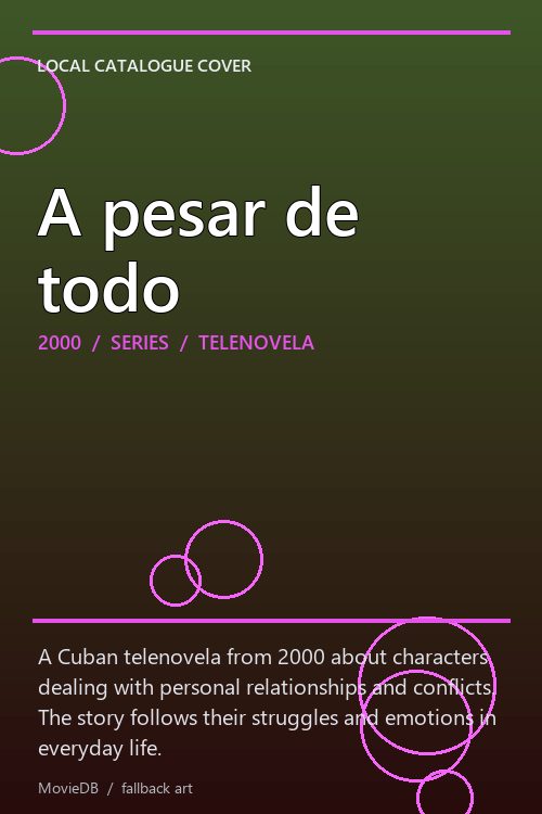 A pesar de todo poster
