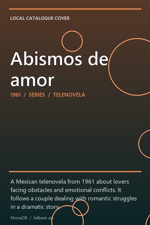 Abismos de amor poster