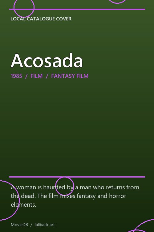 Acosada poster