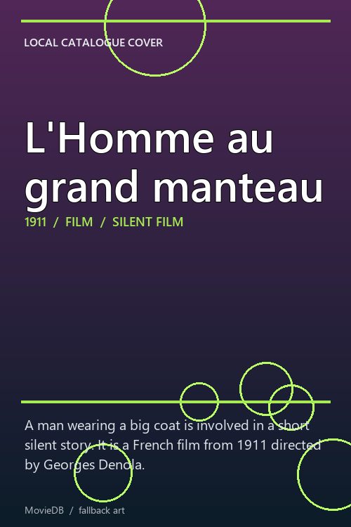 L'Homme au grand manteau poster