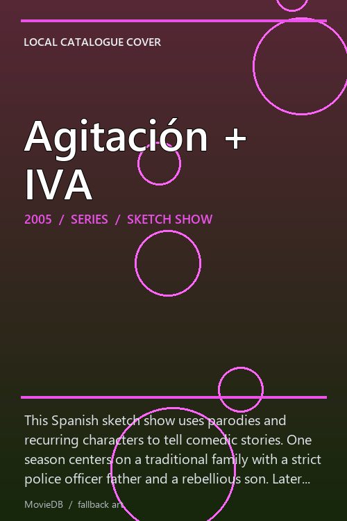 Agitación + IVA poster